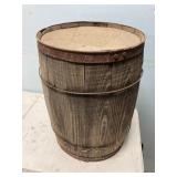 Wooden Barrel, 18 tall x 13 wide