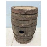 Wooden barrel, 16 tall x 11 wide