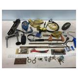 Ratchet straps, clamp, misc