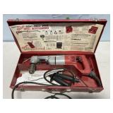 Milwaukee right angle drill, runs