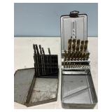 Drill bits in case
