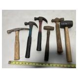 6 hammers