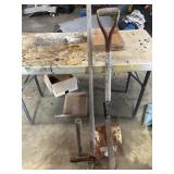 Ridget flat short flat shovel, 10lb Sledge,machete