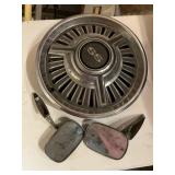 4 -1965-66 chevy SS 14" hub capswith 2 side mirror