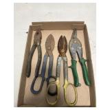 Tin snips & pliers