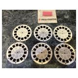Vintage Viewmaster Reels, 3 Disney on Parade &