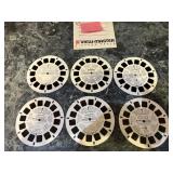 Vintage Viewmaster Reels, 2 Shazam, 1 Batman,