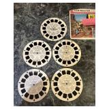 Vintage Viewmaster Reels, 3 GI Joe, 1 Batman &