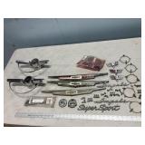 1965 impala emblems and 2 horn buttoms