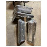 Left and right side rear bumper for 1962 impala
