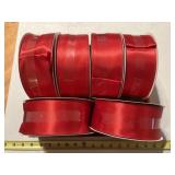 6 new rolls of ribbon, all 80ft in length
