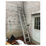 18ft aluminum extension ladder