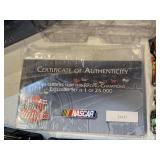 1/64 Set of 12 Nascars NIB with Certificate of