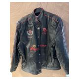 #8 Dale Jr.Budweiser, lined leather jacket, NEW