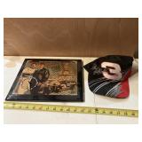 Dale Earnhardt clock untested & New Hat w/tag