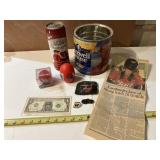 Maxwell House Dale Earnhardt jr tin with various