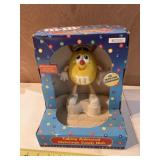 M&M Talking Animated Christmas Candy Dish, NIB