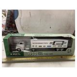 1/43 1950 Chevy Tractor Trailer bank, NIB by Ertl