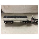 DCP 1/64 semi truck & tarp top grain truck