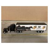 Peterbilt metal truck w/Cat metal/plastic trailer