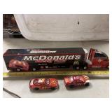 Hot Wheels McDonalds #94 Racing Team truck,trailer