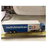 Truck with  North American trailer, metal