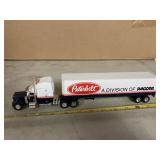 Peterbilt metal semi & trailer bank, by Liberty