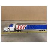 International 9900ix Semi w/trailer, metal by