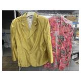3 International Male Blazers, yellow is silk,