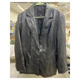 JLC New York leather jacket, size XL,