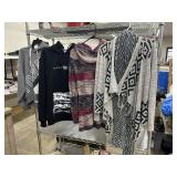 2 Sweatshirts, sweater & shawl.  Tommy Hilfiger