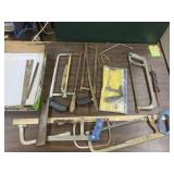 Box of various saws