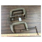 3 Brink & cotton 5" C clamps