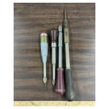 Vintage Craftsman pushdrill, Millers Falls "Yankee