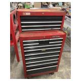 Craftsman 2 section toolbox on wheels