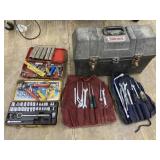 Tuff Box tool box with contents, includes tools