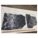 Set of 4 black floor mats  new In sealed packaging