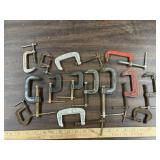 14 - 1 & 2 inch C clamps