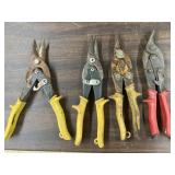 Box of various tin snips