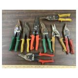 Box of weiss & other tin snips