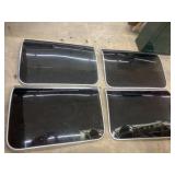 4 Pontiac T- top windows