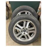 2 Dunlap 235/55/ZR17 on Ford rims