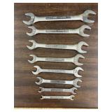 8 Craftsman open end wrenches SAE sizes 1/4" to 1"