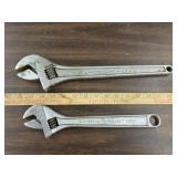 12" & 15 " Crescent wrenches, made in USA