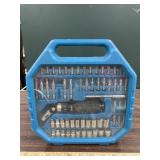 Durex socket and bit driver, mettric & SAE in case