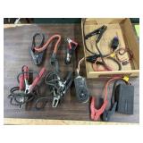 pair jumper cables & extras