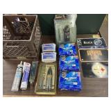 New cordless screwdriver, 2 way marine radio,