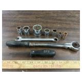 Proto & Snap on Tools, 3-1/2  & 4- 3/8 drive Proto