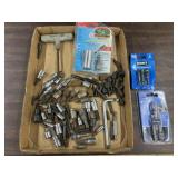 Lot of 1/4 & 3/8 drive torx sockets & screw bits