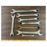 8  S-K made in USA  SAE wrenches